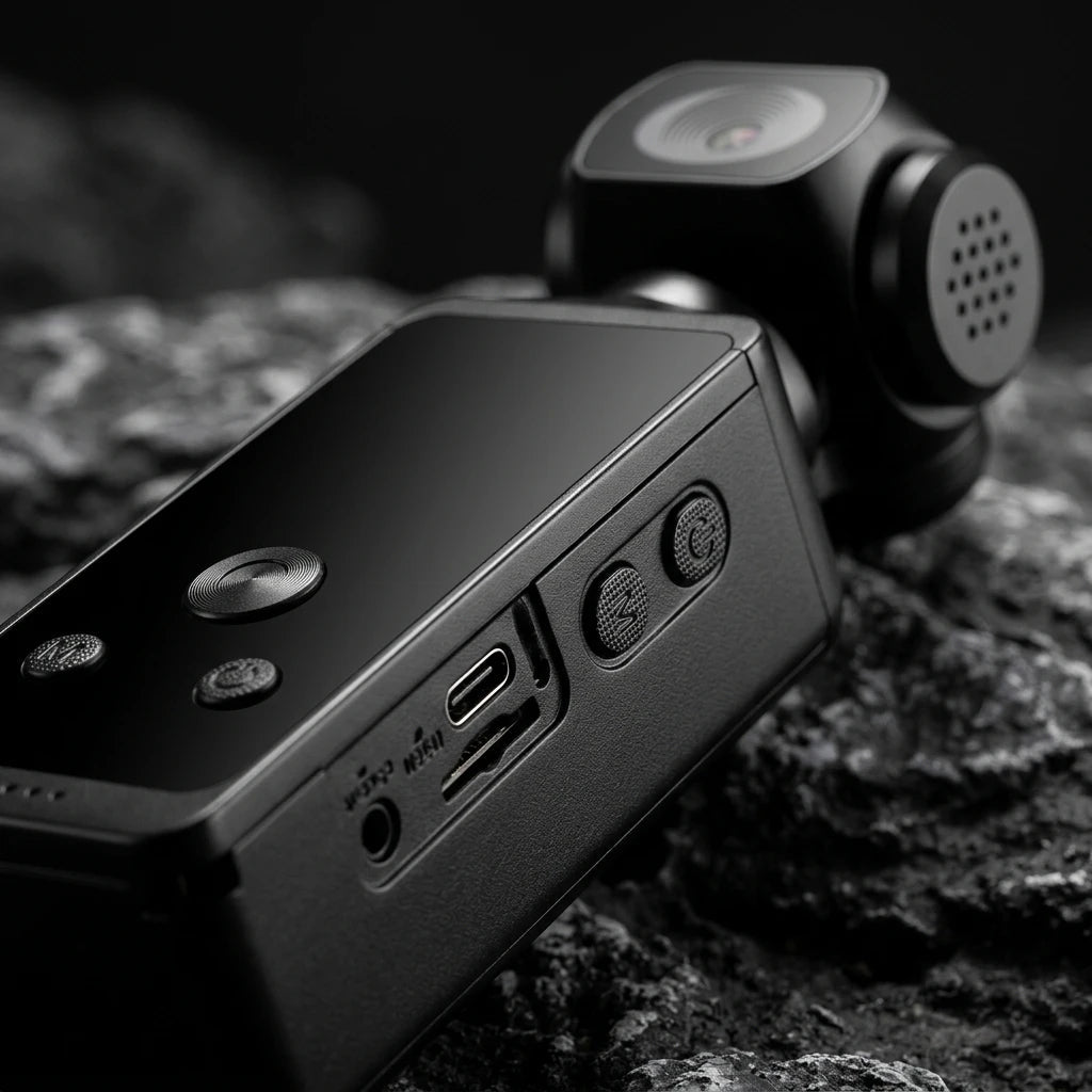 Stcraftdigital 270° 4K pocket camera capturing wide-angle footage, ideal for home improvement and outdoor adventures.