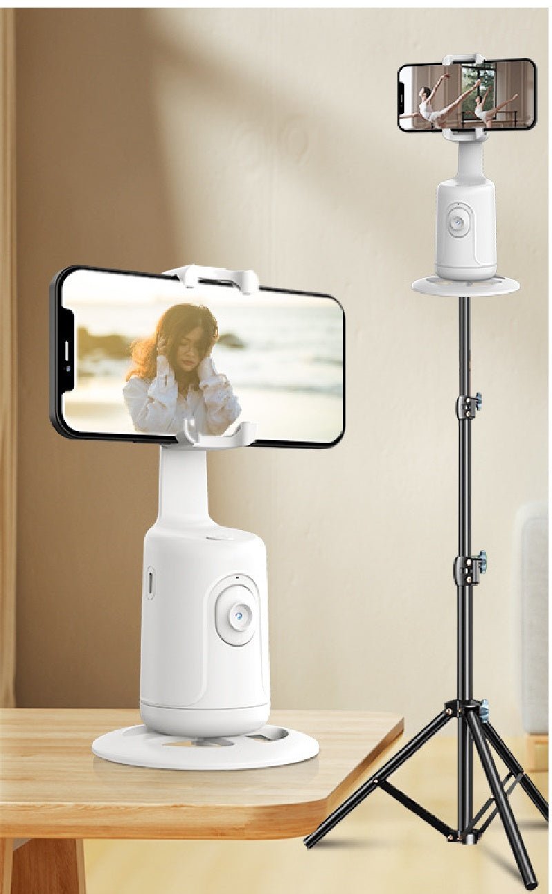 360 Auto Face Tracking Gimbal AI Smart Gimbal Face Tracking Auto Phone Holder For Smartphone Video Vlog Live Stabilizer Tripod - stcraftdigital