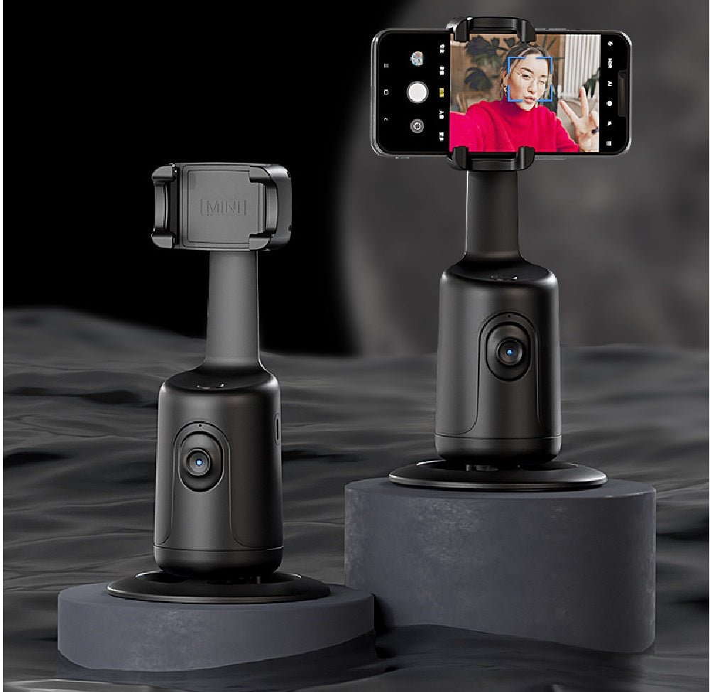 360 Auto Face Tracking Gimbal AI Smart Gimbal Face Tracking Auto Phone Holder For Smartphone Video Vlog Live Stabilizer Tripod - stcraftdigital