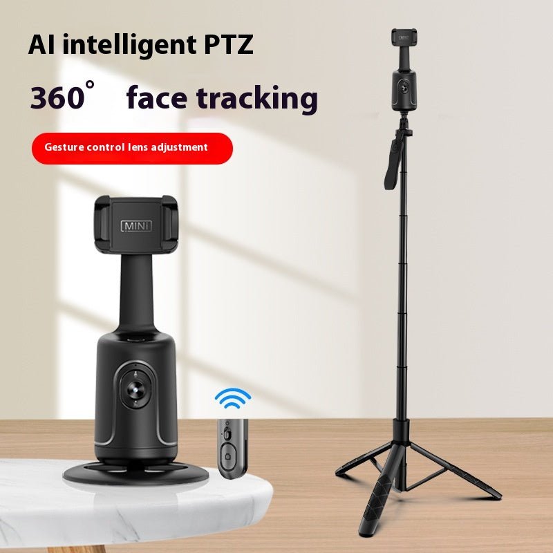 360 Auto Face Tracking Gimbal AI Smart Gimbal Face Tracking Auto Phone Holder For Smartphone Video Vlog Live Stabilizer Tripod - stcraftdigital
