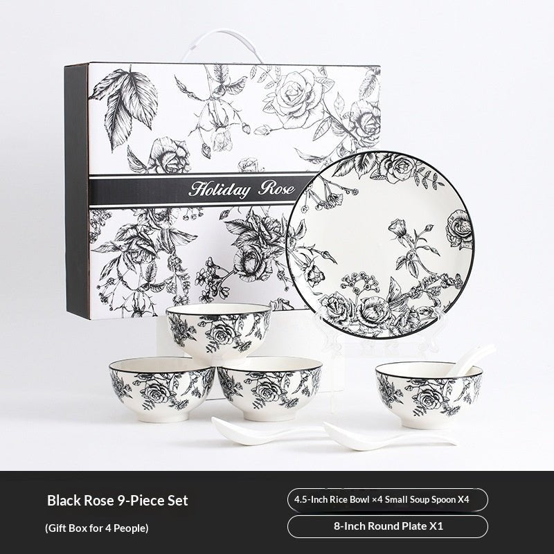 Bowl Dish Cutlery Gift Box Set - stcraftdigital