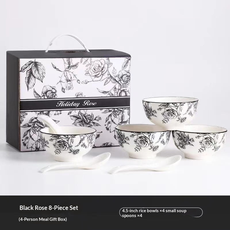 Bowl Dish Cutlery Gift Box Set - stcraftdigital