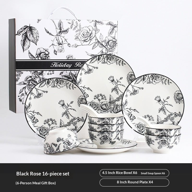 Bowl Dish Cutlery Gift Box Set - stcraftdigital