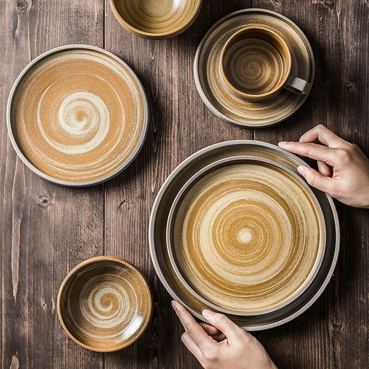 Elegant Ceramic Dining Set - stcraftdigital