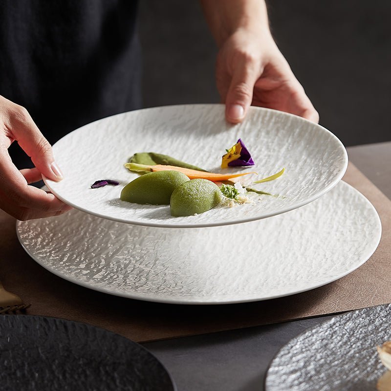 Elegant Rock-Style Dinner Plate - stcraftdigital